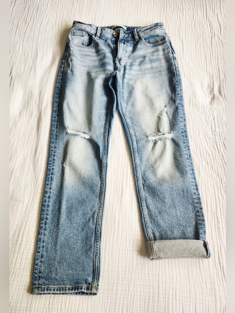 Zara Light Blue Denim Jeans